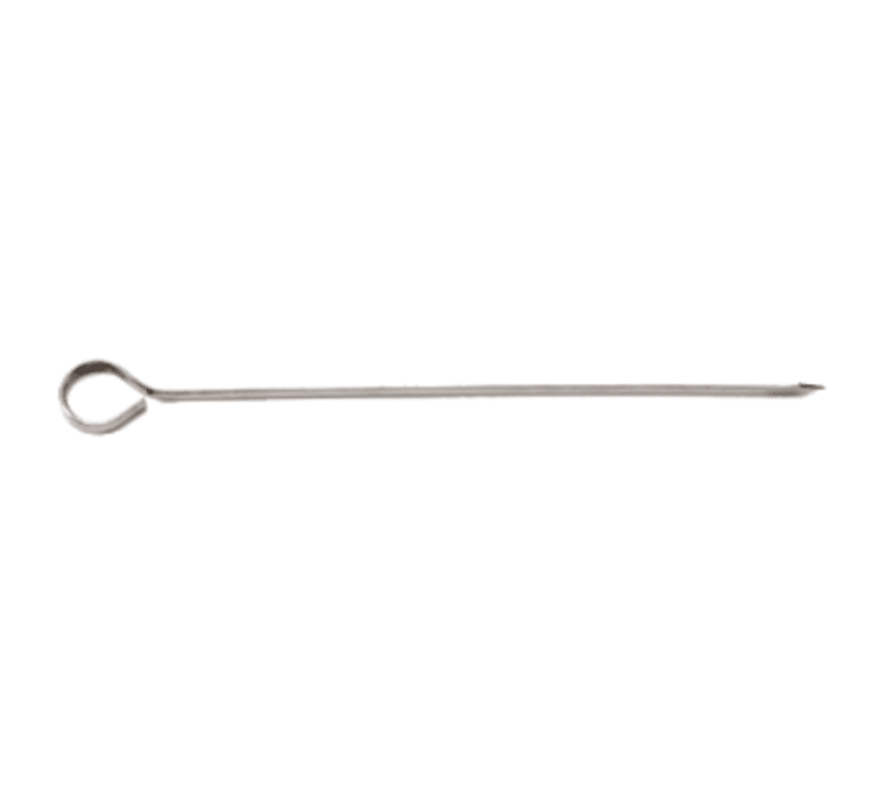 TableCraft 312 Oval Skewer Stainless Steel 12" x 0.88" x 0.16"