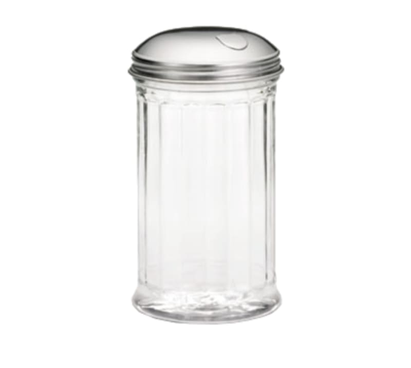 TableCraft P57S Fluted Shaker Copolyester Side Flap Top  12 Oz