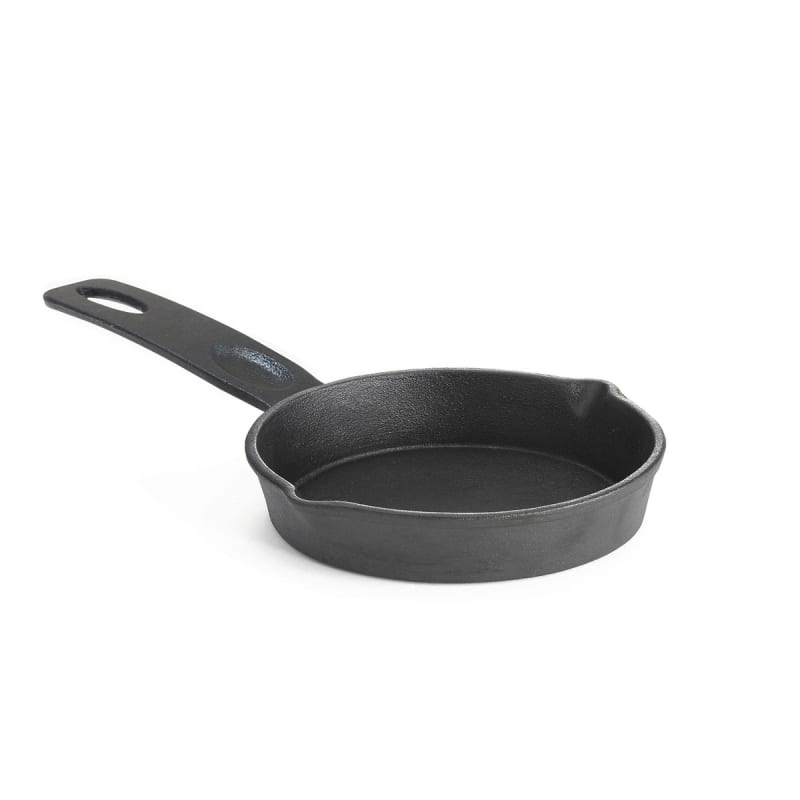TableCraft CW30124 Cash & Carry Cast Iron Cookware Round Mini Skillet Iron (Cast Iron)  8 Oz