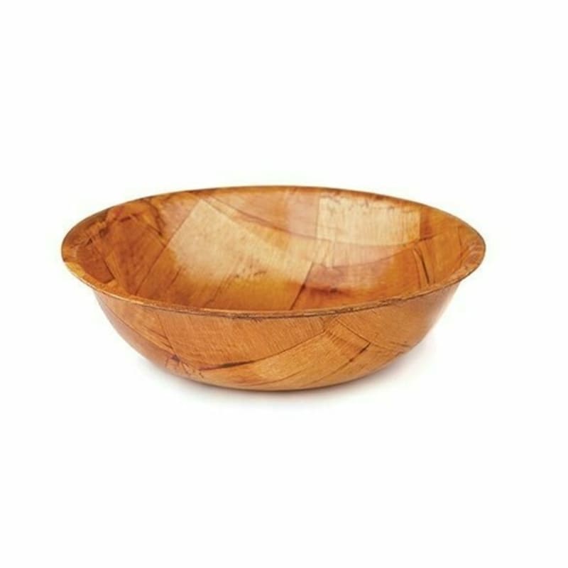 TableCraft 205 Round Salad Bowl Wood (Maple - Melamine Coated)  8 Oz