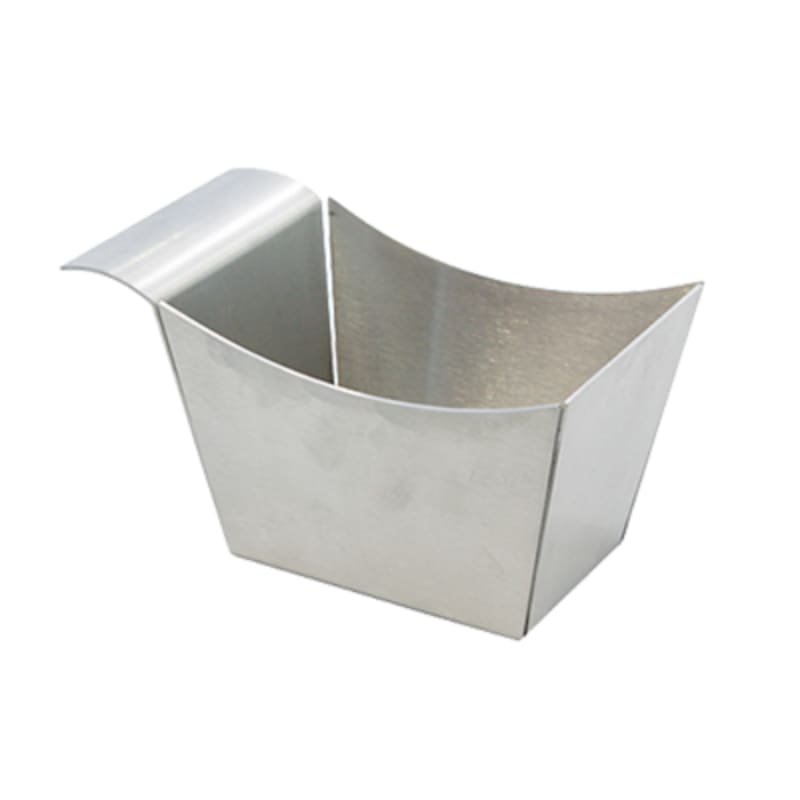 TableCraft SSB Square Side Basket Solid Stainless Steel 5.38" x 3.38" x 3.12"