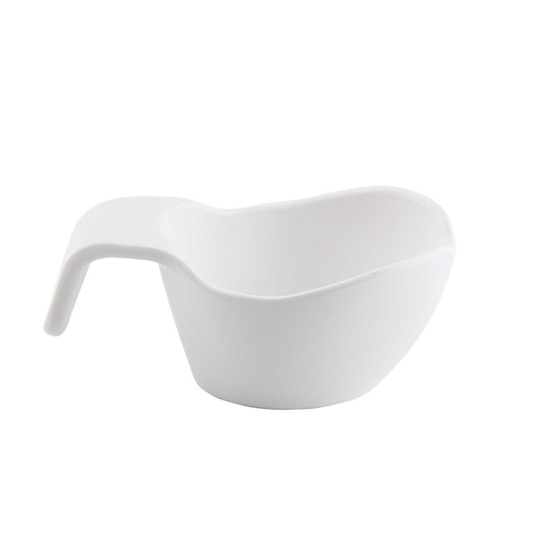 TableCraft 11677 Stackable Sauce Boat White Melamine 3 Oz