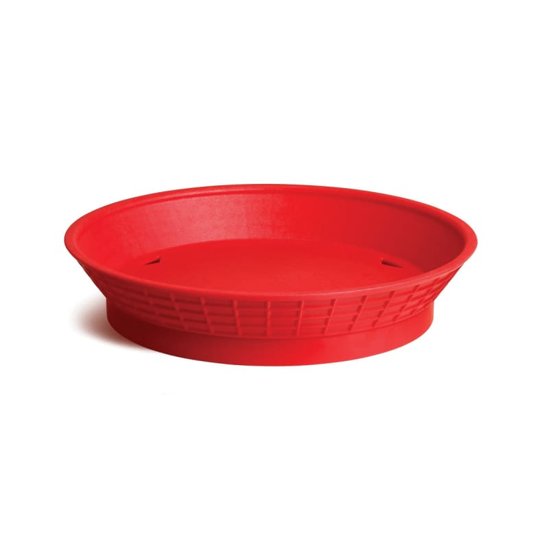 TableCraft 157510R Diner Platter Red Polypropylene 10.50" x 10.50" x 2.12"