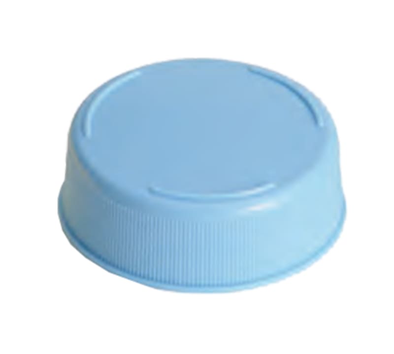 TableCraft 63FCAPLBL InvertaTop End Cap Light Blue Polyethylene 2.48"
