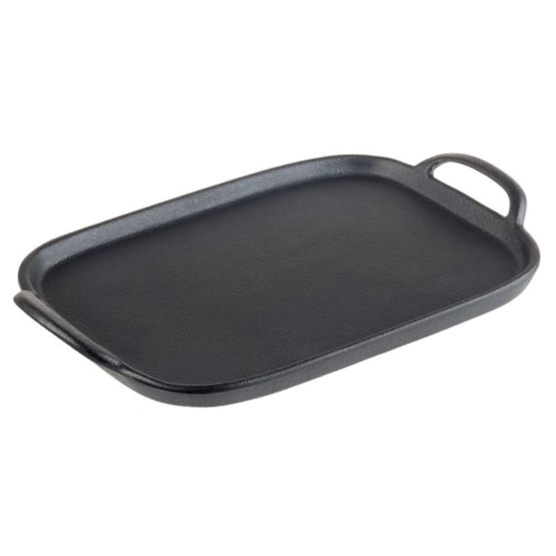 TableCraft 10047 Rectangular Serving Tray Black Melamine 12.25" x 8" x 1.25"