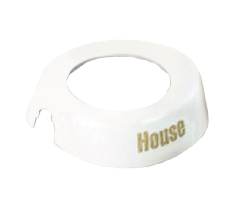 TableCraft CB3 Collar House White/Beige Plastic Fits Option Dispensers 3.62" x 3.38" x 0.94"