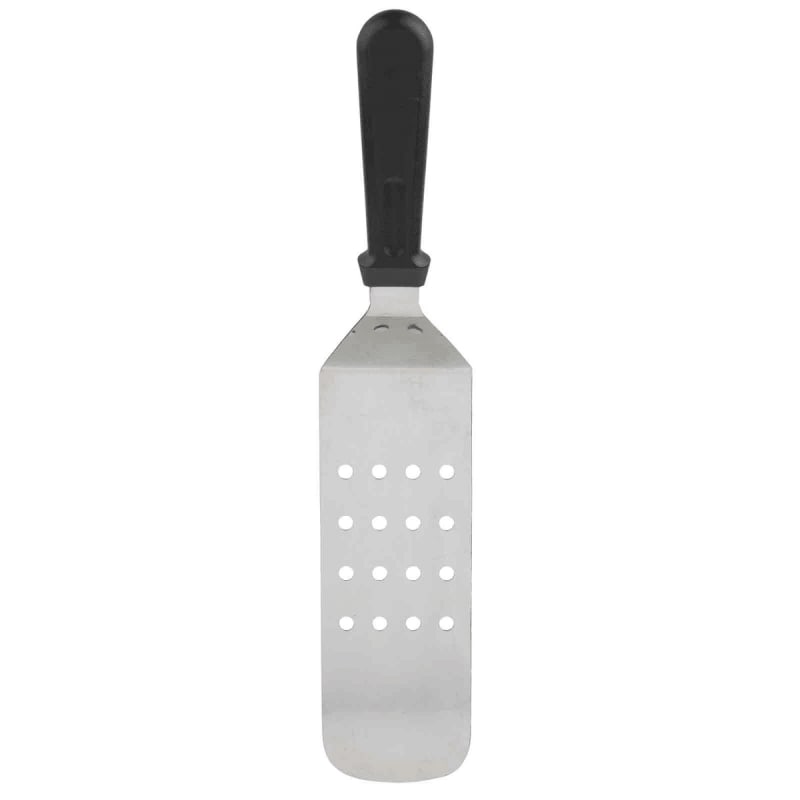 TableCraft 10930 Perforated Turner Black Stainless Steel 14.75" x 2.88" x 3.88"