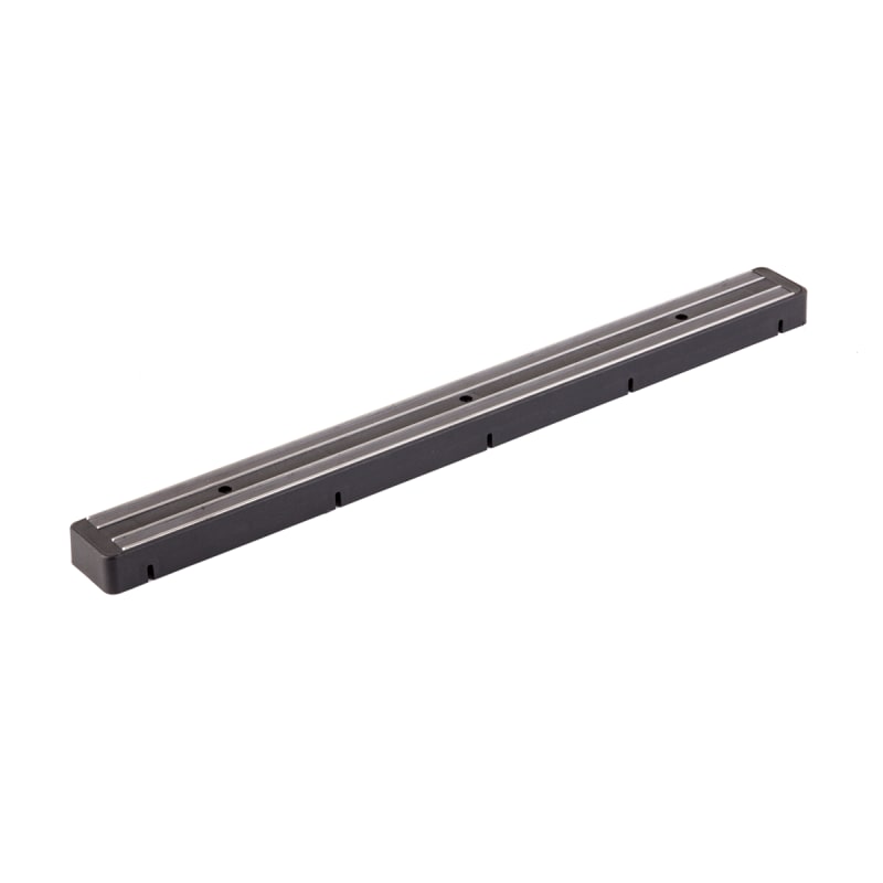 TableCraft 2918P Cash & Carry Magnetic Knife Holder Black Plastic 18.75" x 1" x 1.75"