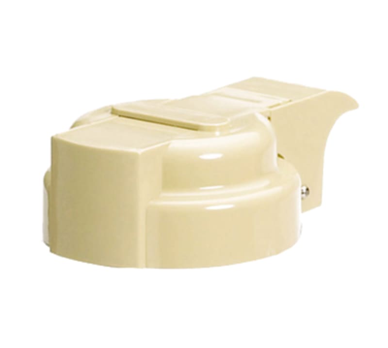 TableCraft 3248BET Replacement Syrup Pourer Top Beige Plastic Fits Option Dispensers 3.94" x 2.62" x 1.38"