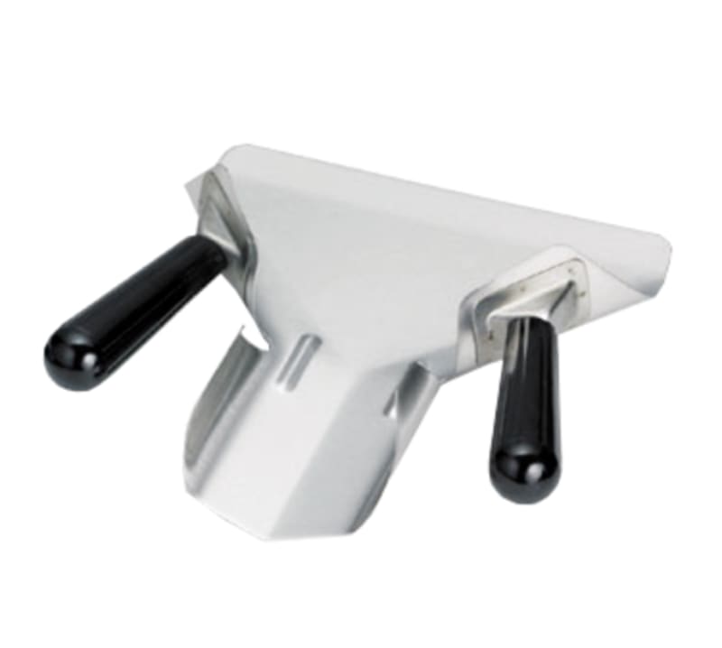TableCraft FFD8 French Fry Scoop Dual Handle Stainless Steel 9" x 9.25" x 2.25"