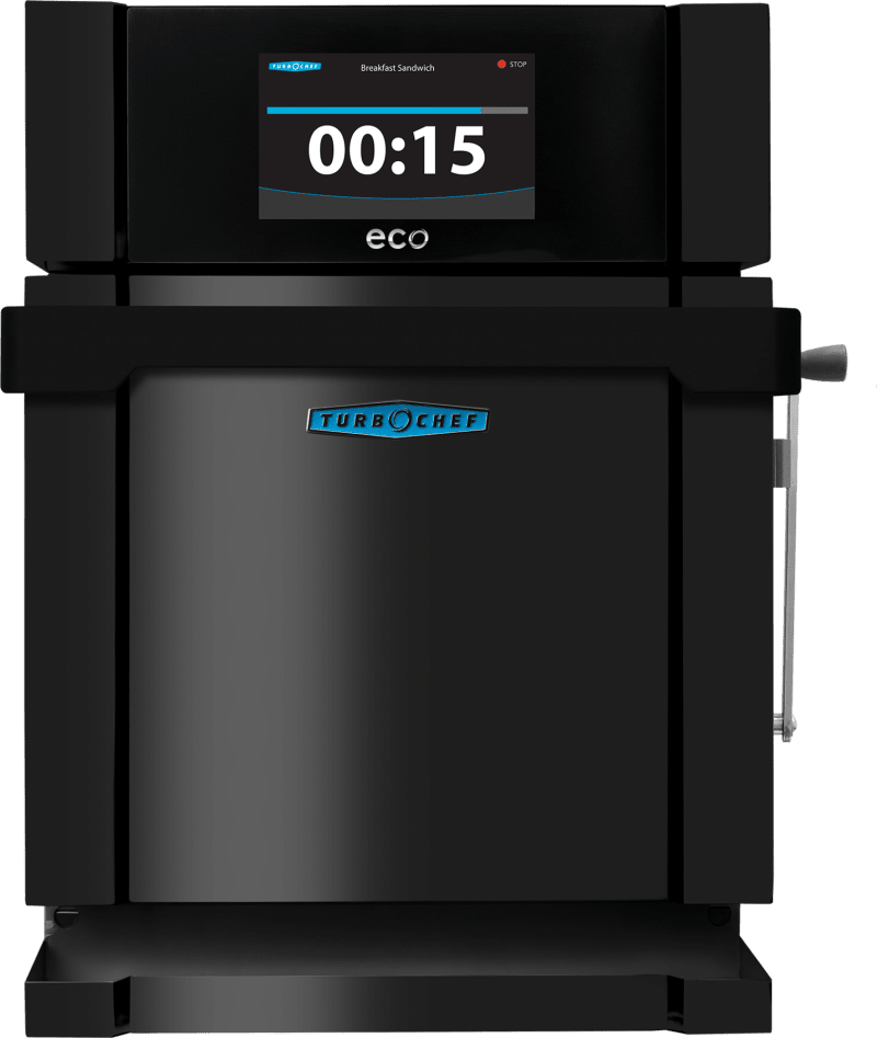 TurboChef ECO-9500-905 Eco El Bandido Panini Press Rapid Cook Oven, Jet Black