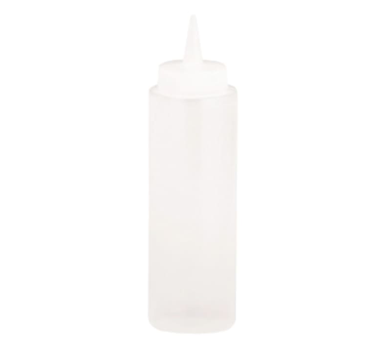 TableCraft 108C Squeeze Bottle Clear Polyethylene  8 Oz
