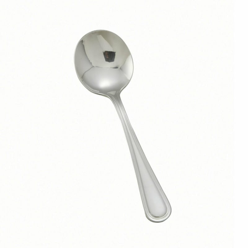 Winco 0030-04 5-7/8" Extra Heavy Weight Bouillon Spoon