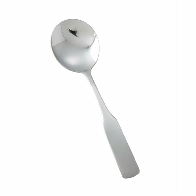 Winco 0016-04 6-1/8" Heavy Weight Bouillon Spoon