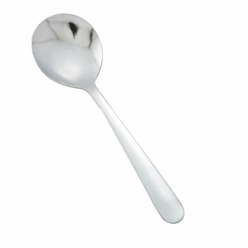Winco 0002-04 6" Medium Weight Windsor Bouillon Spoon