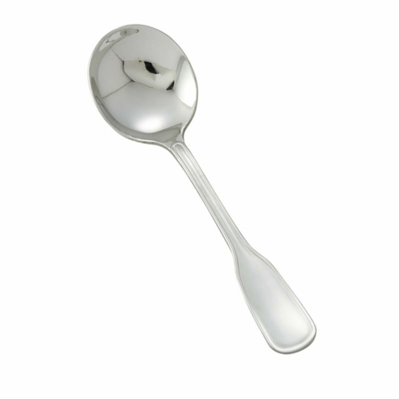 Winco 0033-04 6" Extra Heavy Weight Bouillon Spoon