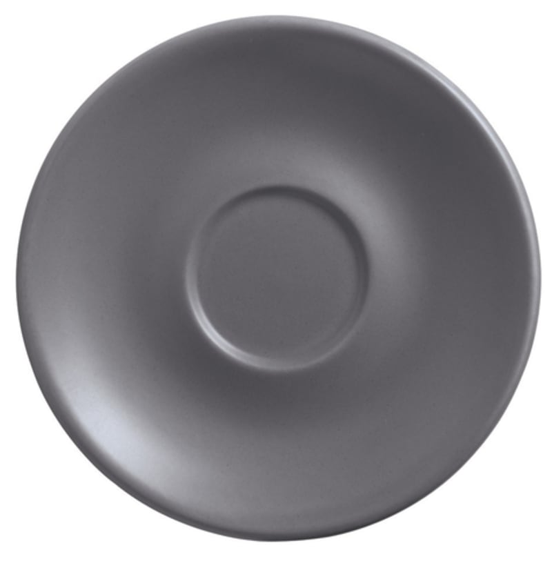 Libbey DRI-14-G Driftstone 6" Round Granite Saucer