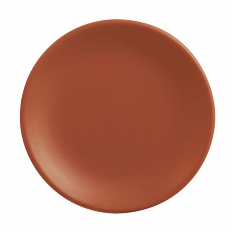 Libbey DRI-1-C Driftstone 6" Round Clay-Color Coupe Plate