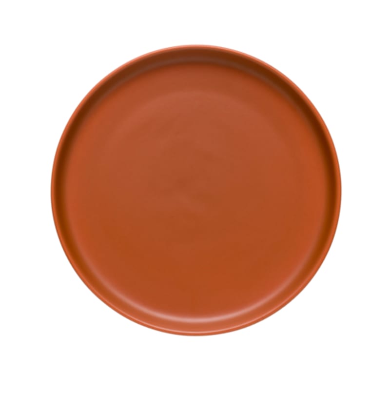 Libbey DRI-19-C Driftstone 9" Round Clay-Color Coupe Plate
