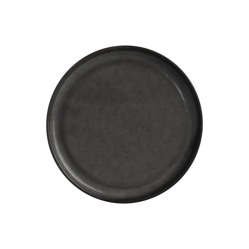 Off Grid Studio Gembrook Gray Plate D 8.0" H 0.625" 24/Case