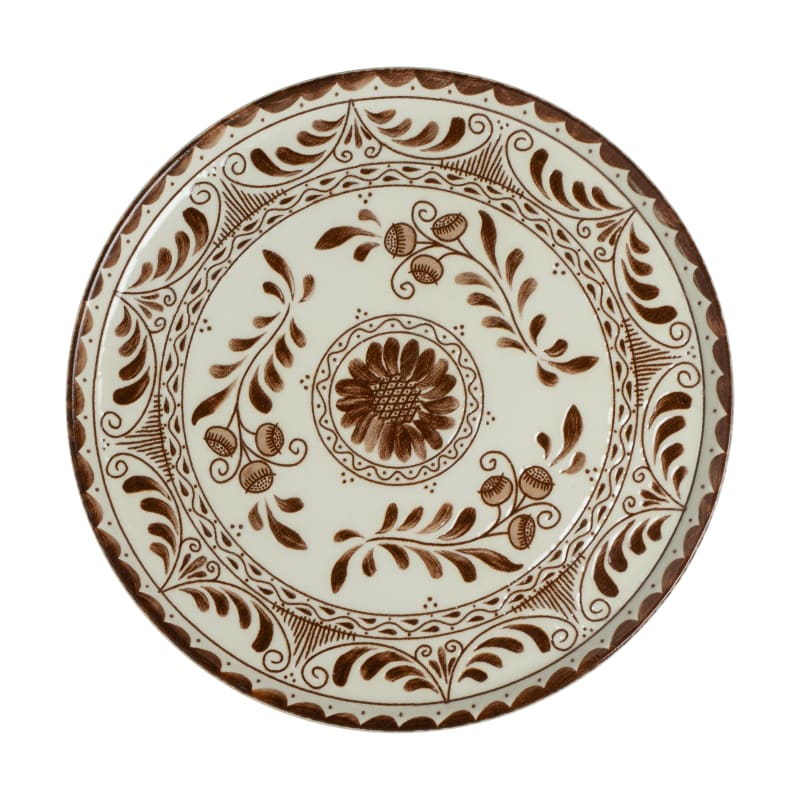 Anfora Talavera Motiva Talavera Motiva Brown Plate D 13.0" 6/Case