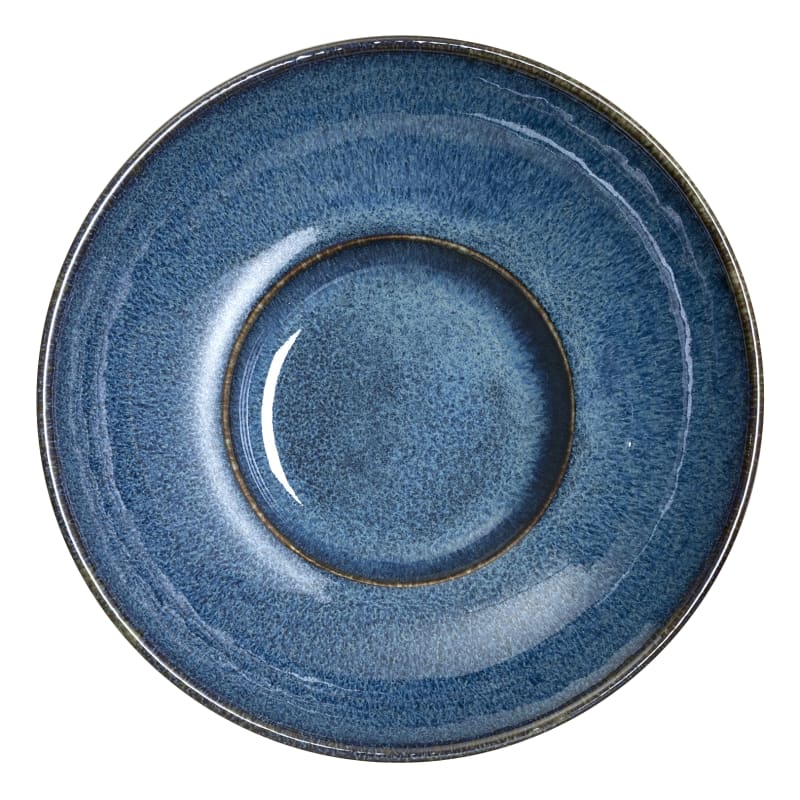 Rene Ozorio - Wabi Sabi Indigo Rimmed Coupe Bowl D 8.0" H 2.375" (31.25 oz) 6/Case