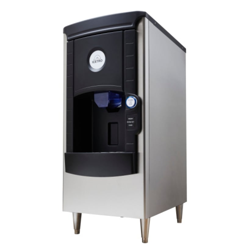 Icetro America ID-H150-22 22" Hotel Ice Dispenser with Bin, 141 lbs. Capacity