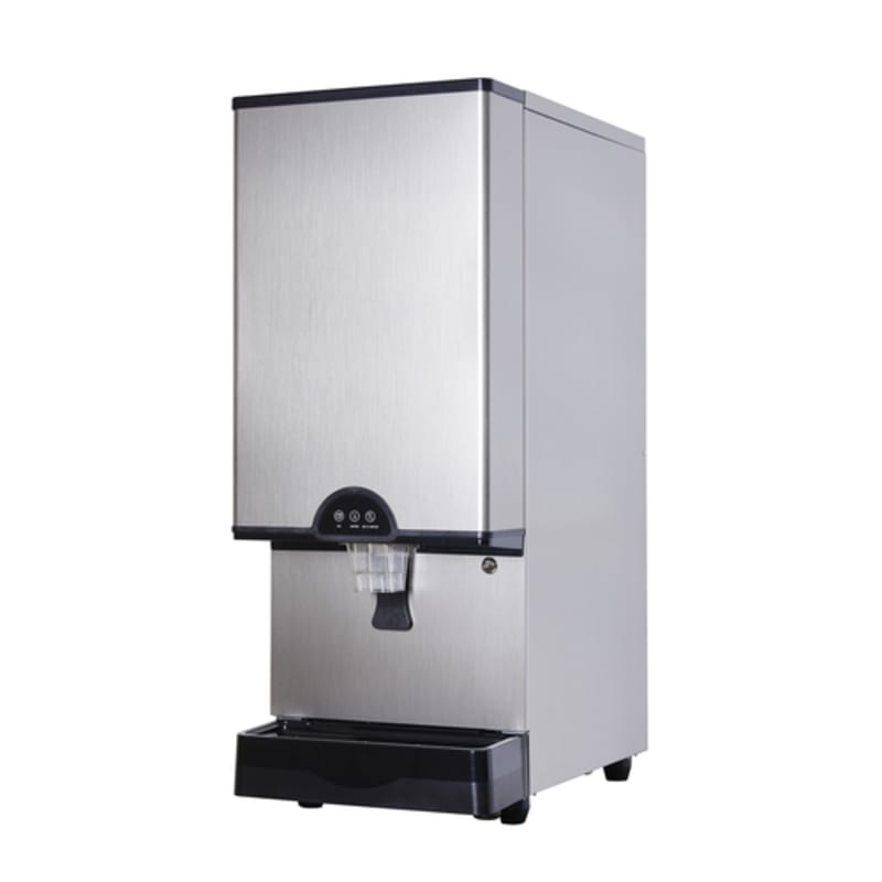 Icetro America ID-0450-AN 17" Nugget Ice and Water Dispenser with Bin, 30 lbs. Capacity