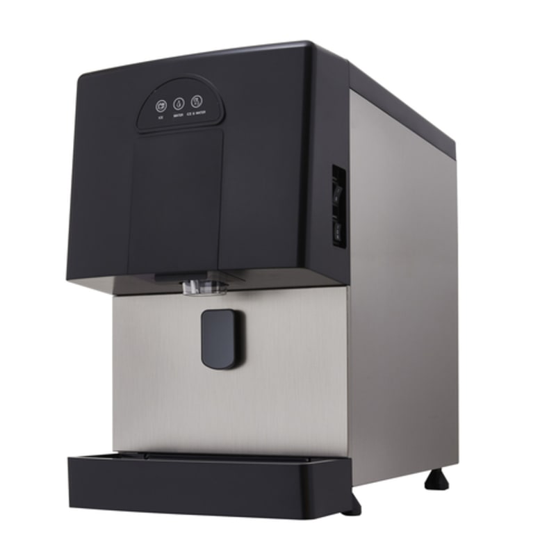 Icetro America ID-0160-AN 14" Nugget Ice and Water Dispenser with Bin, 5.3 lbs. Capacity