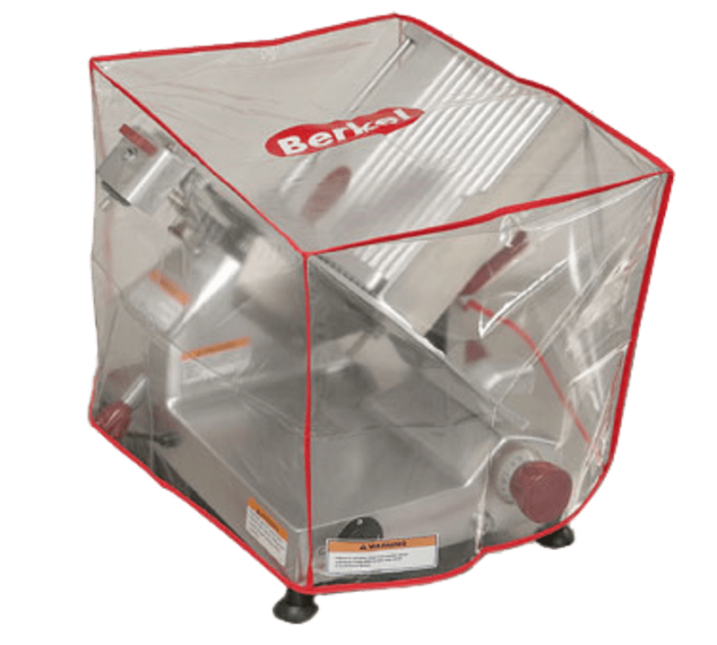 Berkel SLCRCVR-LG 22.8" Clear Vinyl Slicer Cover with Black Border