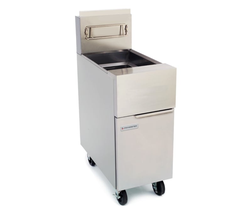 Frymaster GF40 50 lb. Open-Pot LP Gas Floor Deep Fryer, 1-Pot, w/ Millivolt Controller