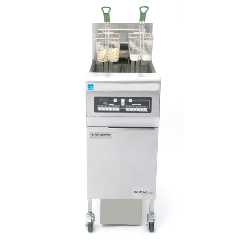 Frymaster FPRE114 50 lb. Open-Pot Electric Floor Deep Fryer, 1-Pot, 240V/3-Phase, w/ CM3.5 Controller