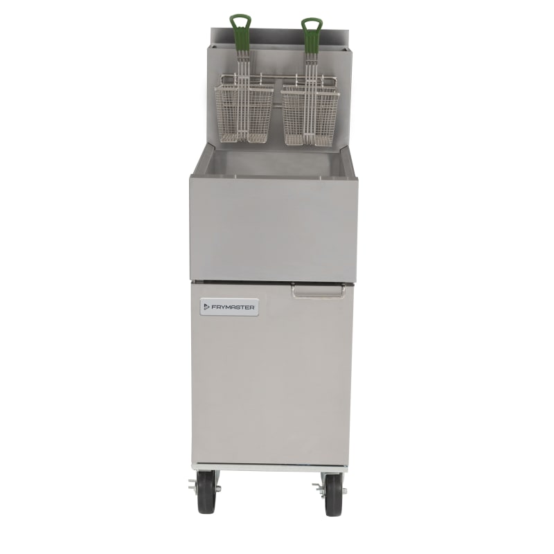 Frymaster ESG35T 35 lb. Tube-Style LP Gas Floor Deep Fryer, 1-Pot, w/ Millivolt Controller