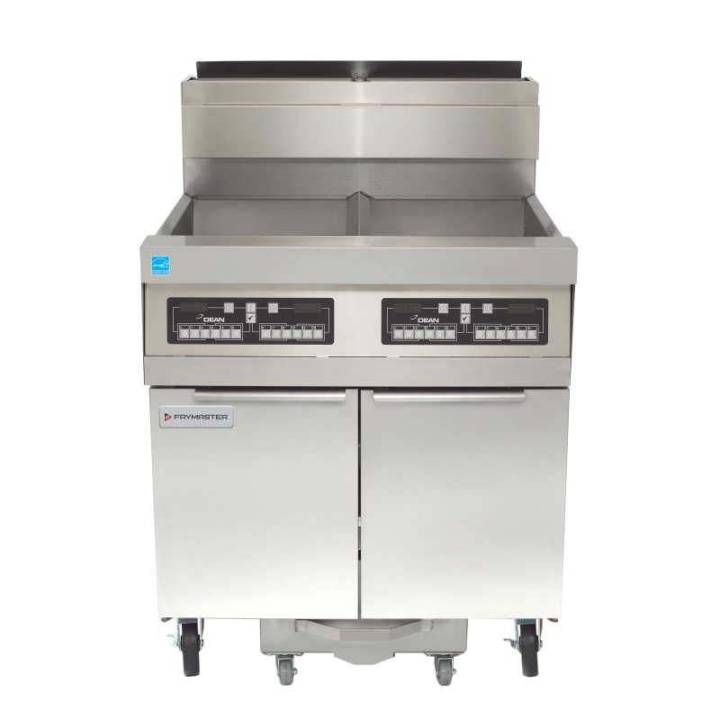 Frymaster SCFHD250G Decathlon HD 100 lb. Tube-Style LP Gas Floor Deep Fryer, 2-Pot, w/ SMART4U 3000 Controller