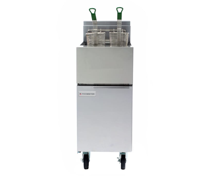 Frymaster GF14 40 lb. Open-Pot LP Gas Floor Deep Fryer, 1-Pot, w/ Millivolt Controller
