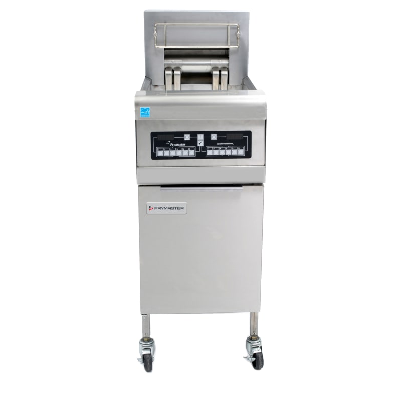Frymaster RE14 50 lb. Open-Pot Electric Floor Deep Fryer, 1-Pot, 208V/3-Phase, w/ CM3.5 Controller