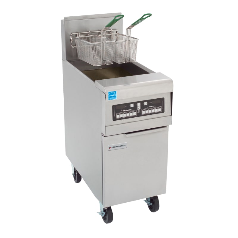 Frymaster PH155 50 lb. Open-Pot LP Gas Floor Deep Fryer, 1-Pot, w/ Digital Timer Controller