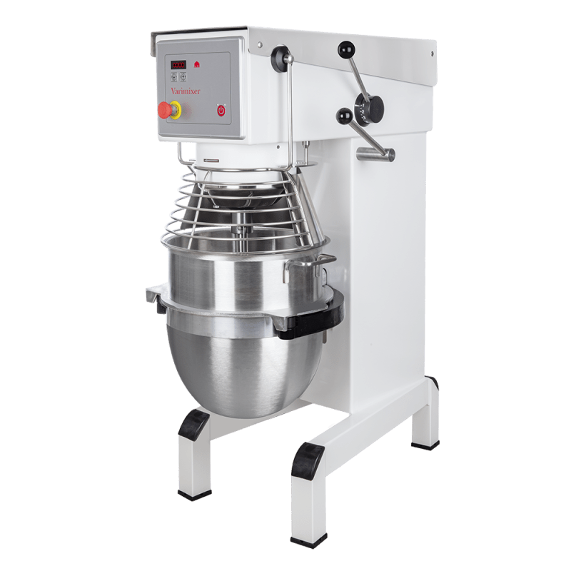 Varimixer V40-1 V-Series 40 Qt. Planetary Floor Mixer with Manual Bowl Lift and Standard Accessories - 208V, 1 Phase, 3 hp