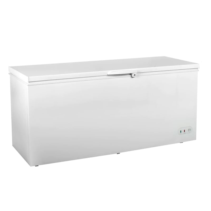 Maxx Cold MXSH19.4SHC White 19.4 Cu. Ft. Solid Top Chest Freezer, 115V
