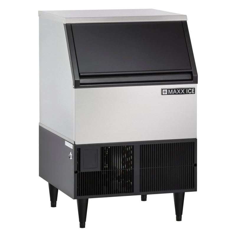 Maxx Ice MIM250 Full-Dice Cubed Style Ice Machine w/ Bin, 120V