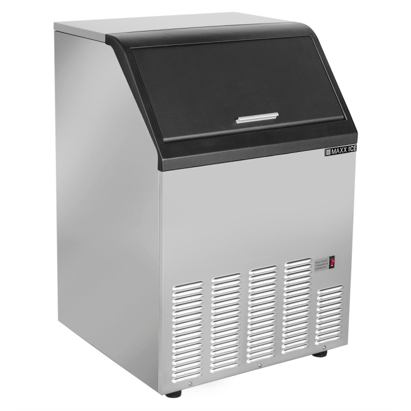 Maxx Ice MIM120 Combination Ice Maker and Bin, Full Dice Cube-Style
