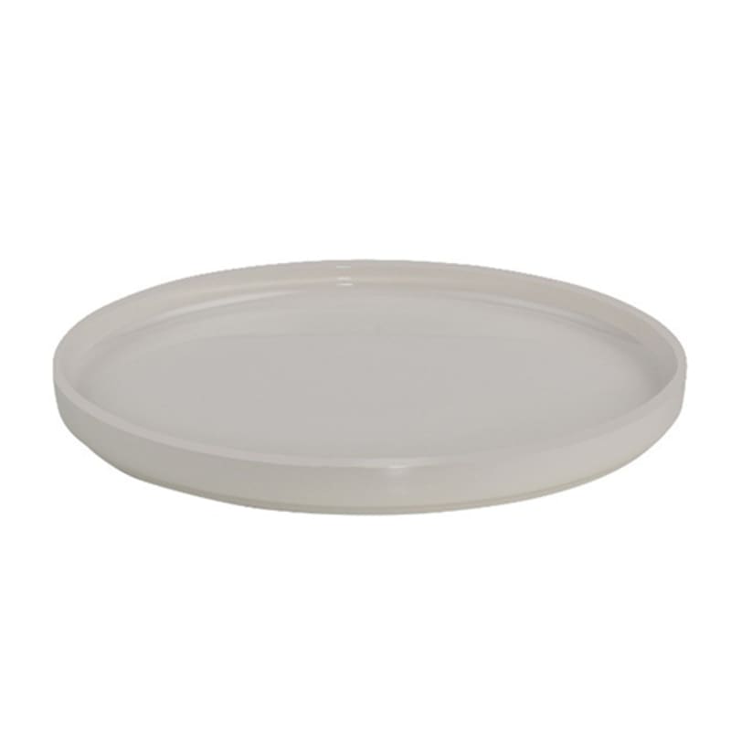 Mikasa 5316303 Foundation Stolt 10" Round White Raised Rim Plate