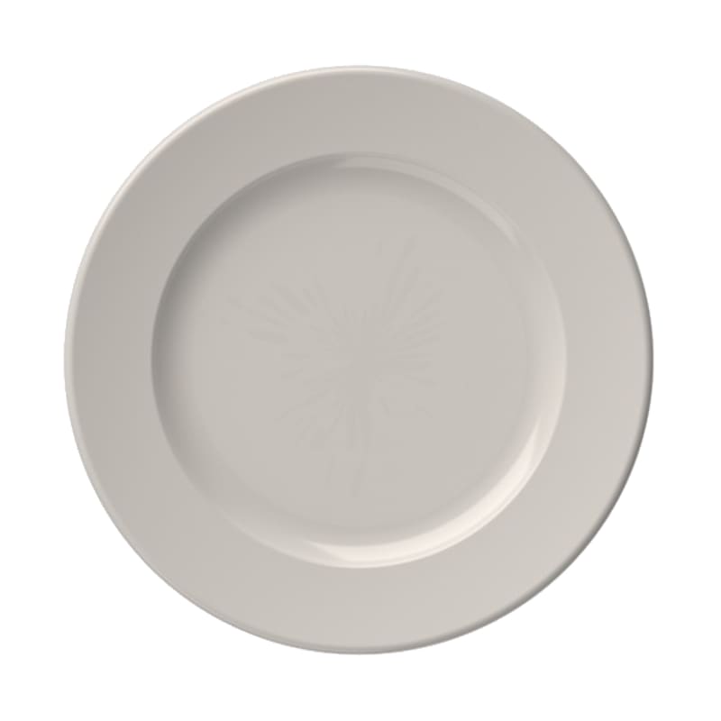 Mikasa 5316182 Foundation Frame 8.2" Round White Wide Rim Plate