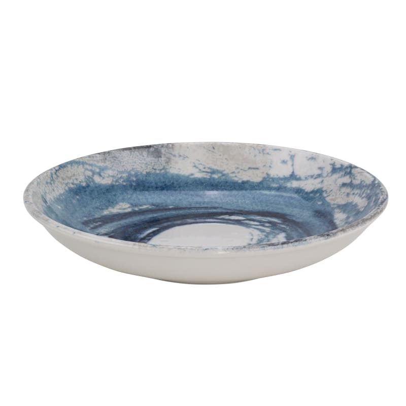 Mikasa 5315736 Azure Water Color 8.8" Round Blue Coupe Rim Deep Plate