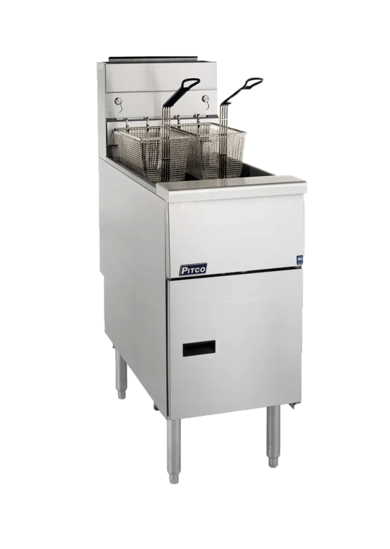 Pitco® SG14RS-2FD Solstice™ Floor Fryer and Filter System, (2) 50 lb. Tanks, Natural Gas