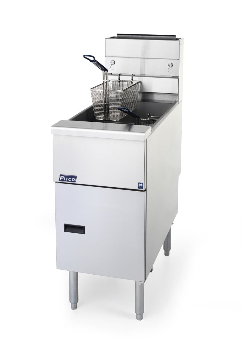 Pitco® VF-35S Floor Fryer, 35 lb. Tank, LP Gas