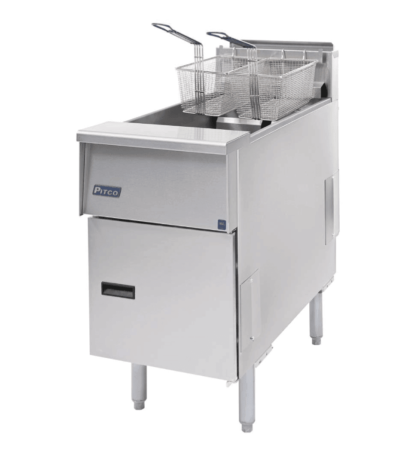 Pitco® SE14R Solstice™ Full-Pot Floor Fryer, 208V/1PH, 22kW/hr