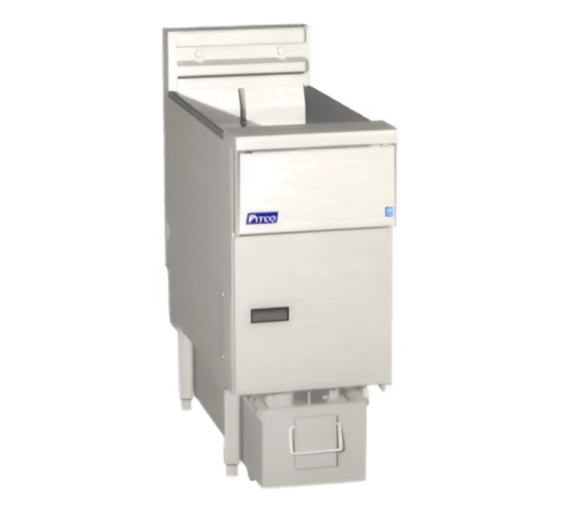 Pitco® SE14RS-1FD Solstice™ Full-Pot Floor Fryer and Filter System, 240V/3PH, 22kW/hr