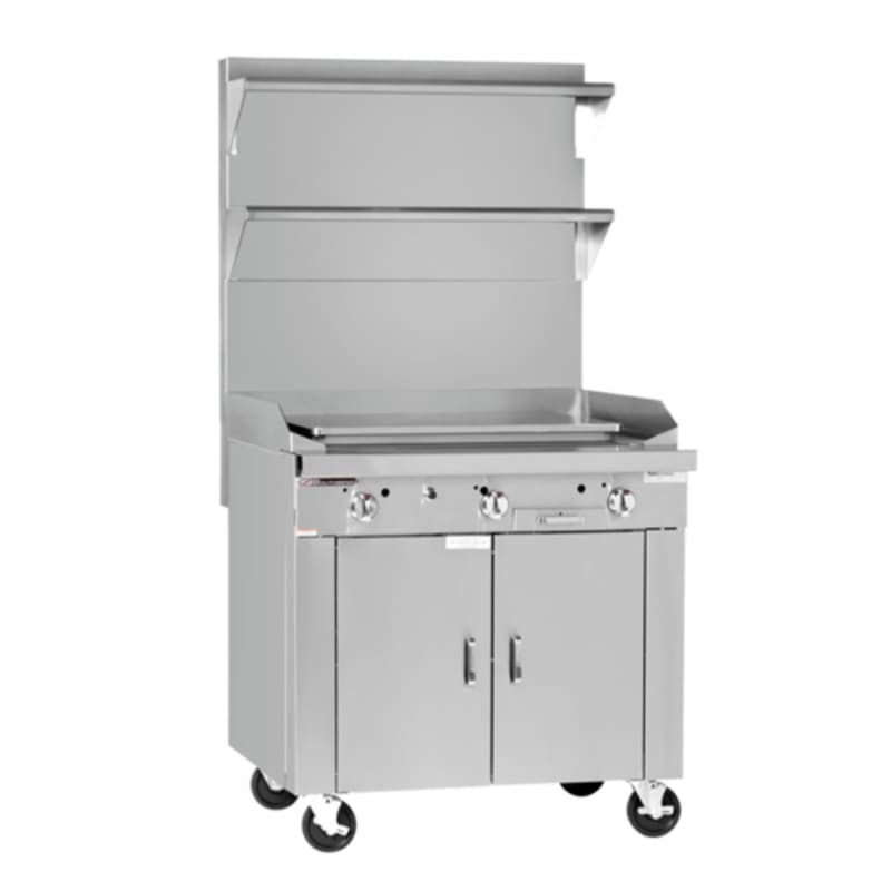 Southbend P16C-P 16" Platinum Sectional Plancha Range with Cabinet Base, Natural Gas