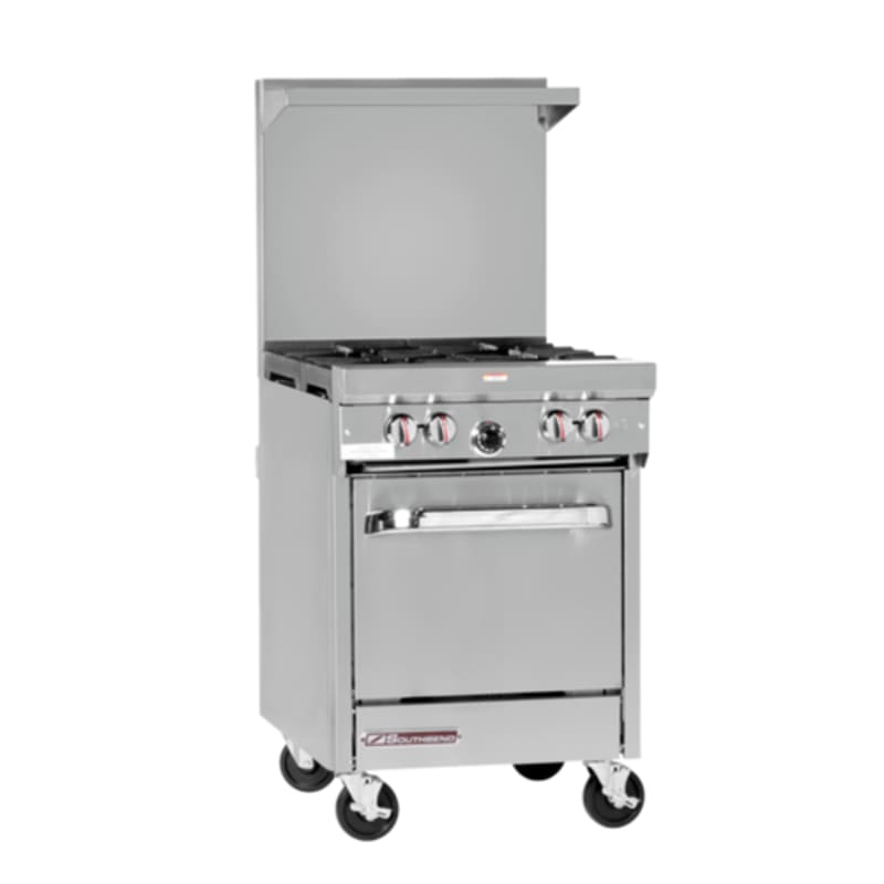 Southbend S24E 24" S-Series Range with (4) Open Burners and Standard Oven, LP Gas
